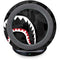Shark Teeth Grey Street Camo Fast Charge Wireless Charging Stand Skin